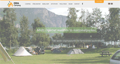 Desktop Screenshot of oddacamping.no